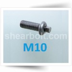 M10 IP Shear Bolts Button BZP