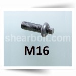 M16 IP Shear Bolts Button Head HDG