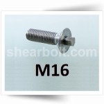 M16 IP Shear Bolts Csk Head HDG