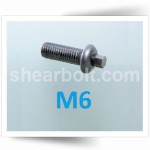 M6 IP Shear Bolts Button BZP