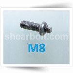 M8 IP Shear Bolts Button BZP