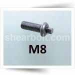 M8 IP Shear Bolts Button Head HDG
