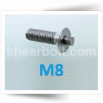 M8 IP Shear Bolts Csk BZP