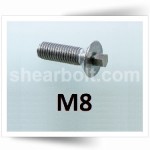 M8 IP Shear Bolts Csk Head HDG