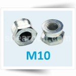 M10 Shear Nuts Steel BZP