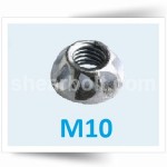 M10 One Way Security Nuts BZP